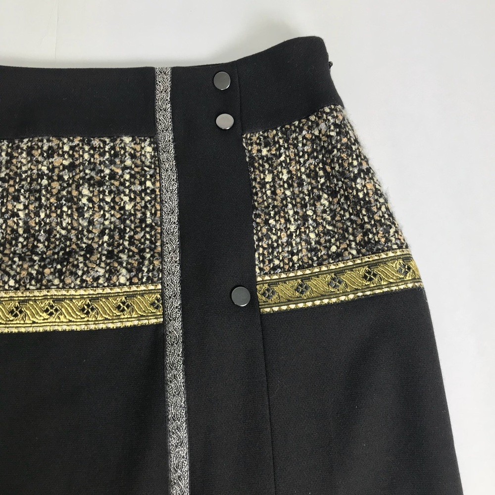 Etcetera Women's Pencil Skirt Size 4 Black/Gold - Picture 3 of 7